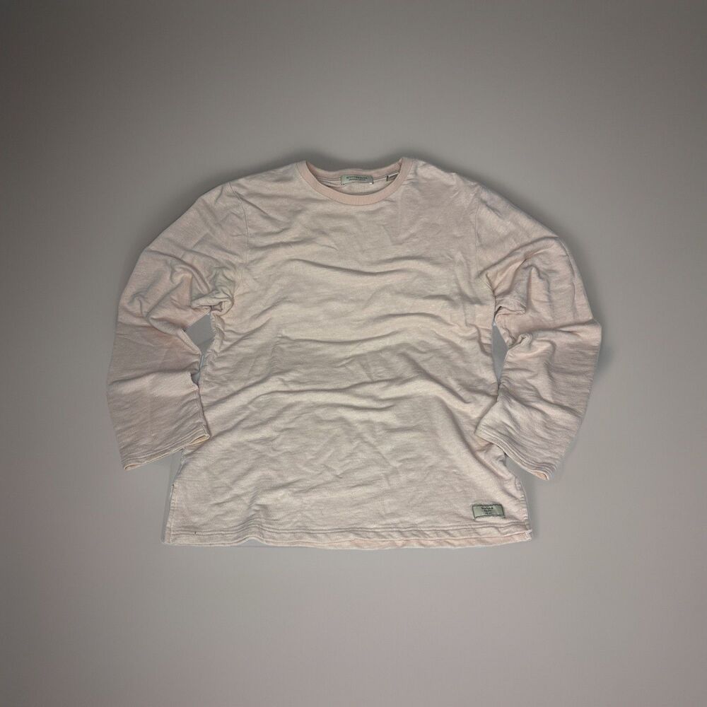 Scotch & Soda Amsterdam Couture Blush Time  Crewneck Sweatshirt Size M Lyocell
